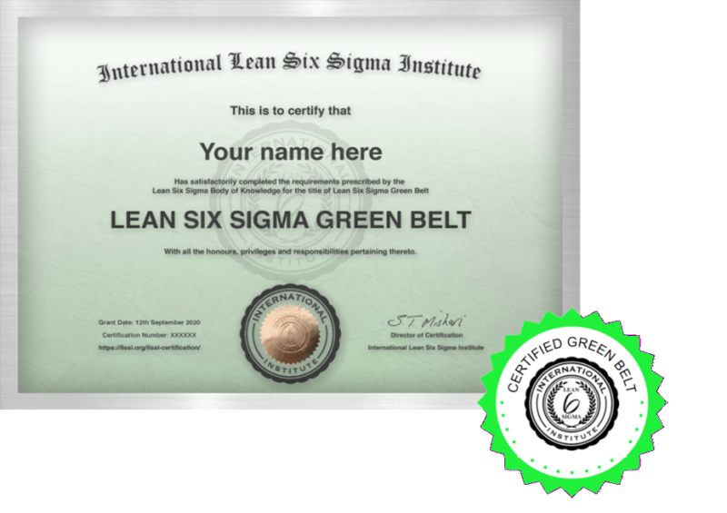 Lean Six Sigma Green Belt